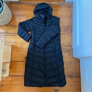 The North Face Long Metro Down Jacket Black